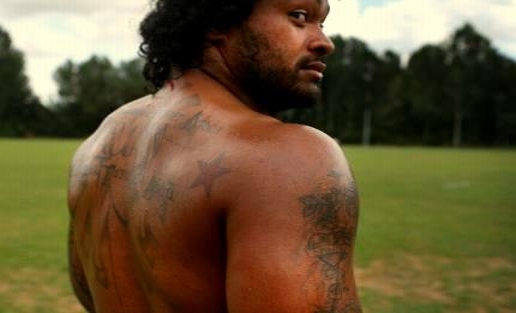 Tongan Man w Tattoos