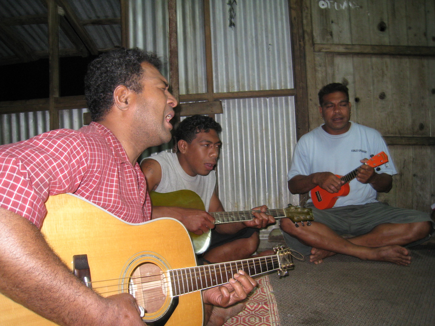 Singing at a Kava Ceremony