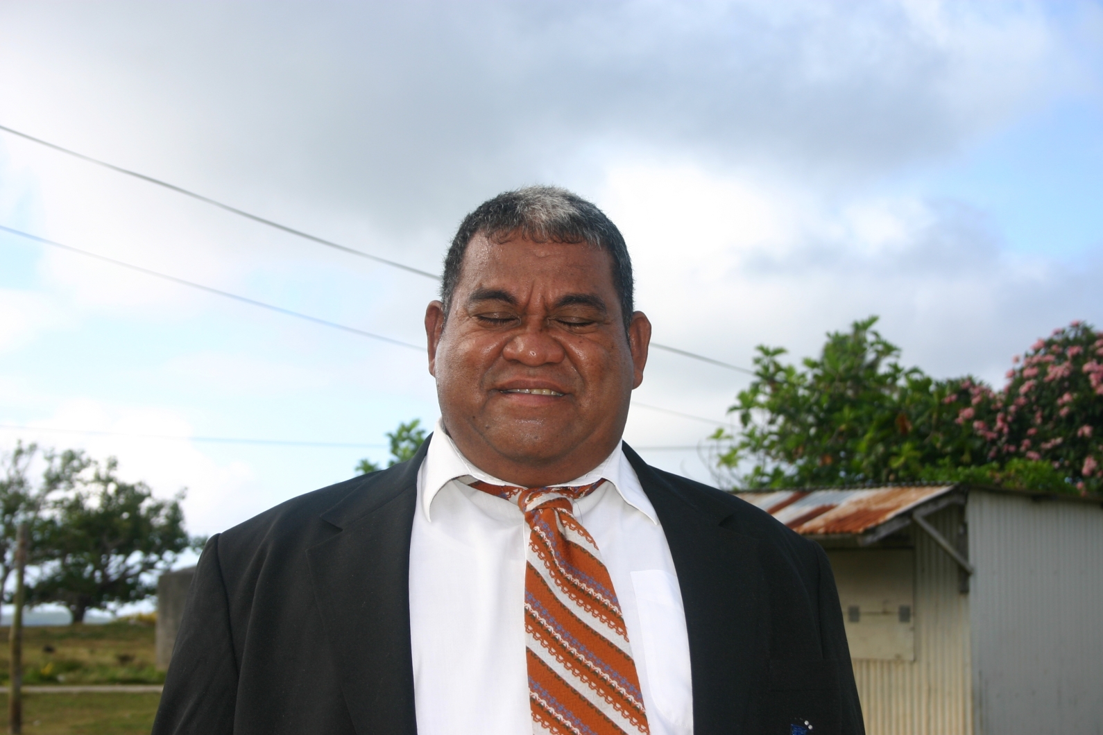 Tongan Man Dressed for Church 2